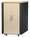 Защищенный звукоизолированный шкаф NetShelter CX 24U, международная версия